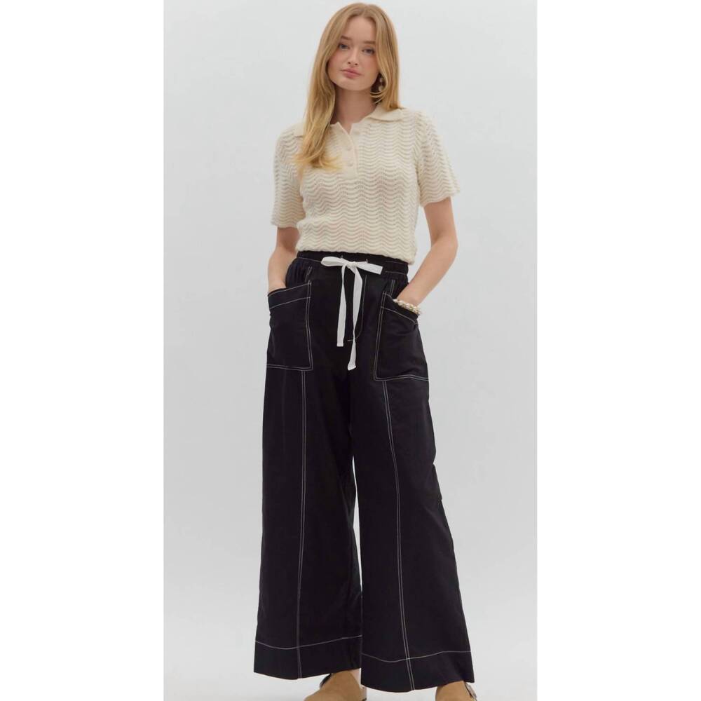 NEW THE BLUE COLLECTION women's bella pant in black